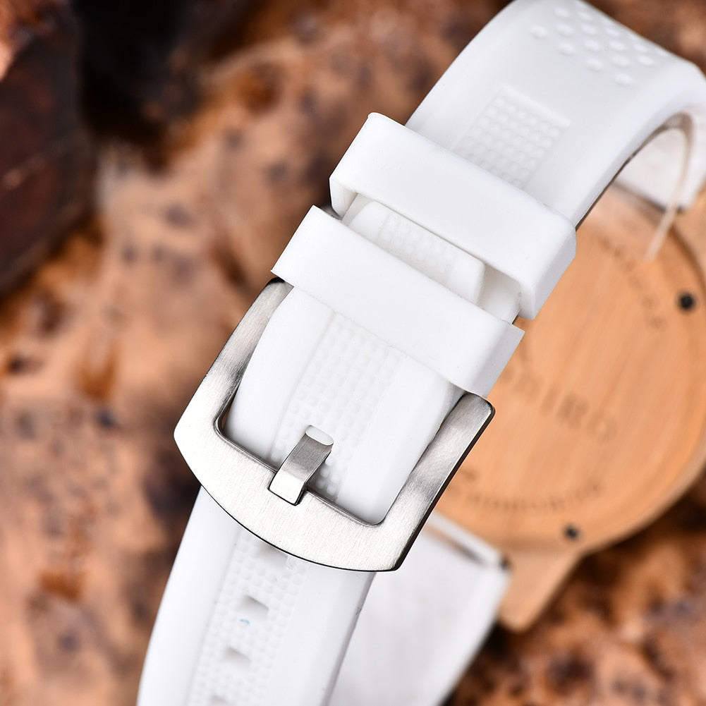 Relógio Masculino Feminino Bamboo Wood - Imagem 8