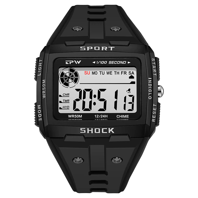 Relógio Militar Masculino Raptor Sport Schock - Imagem 12