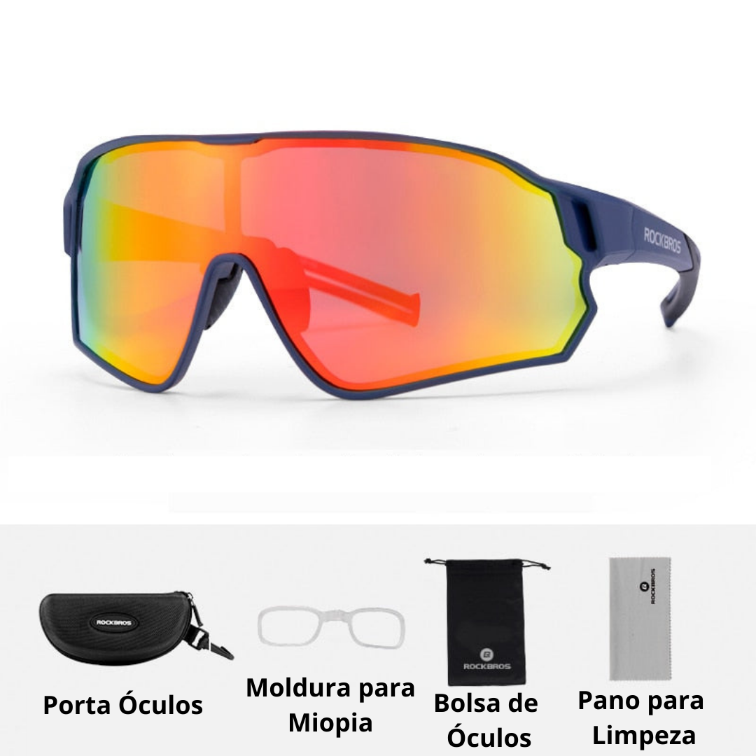 Óculos Ciclismo Lentes Fotocromáticas UV400 Masculino/Feminino RockBros - Imagem 5