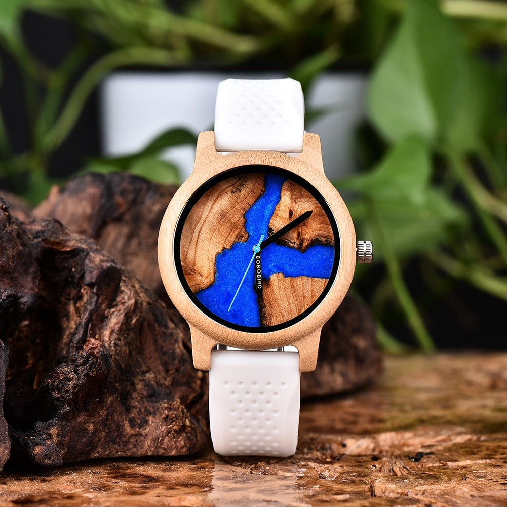 Relógio Masculino Feminino Bamboo Wood - Imagem 14