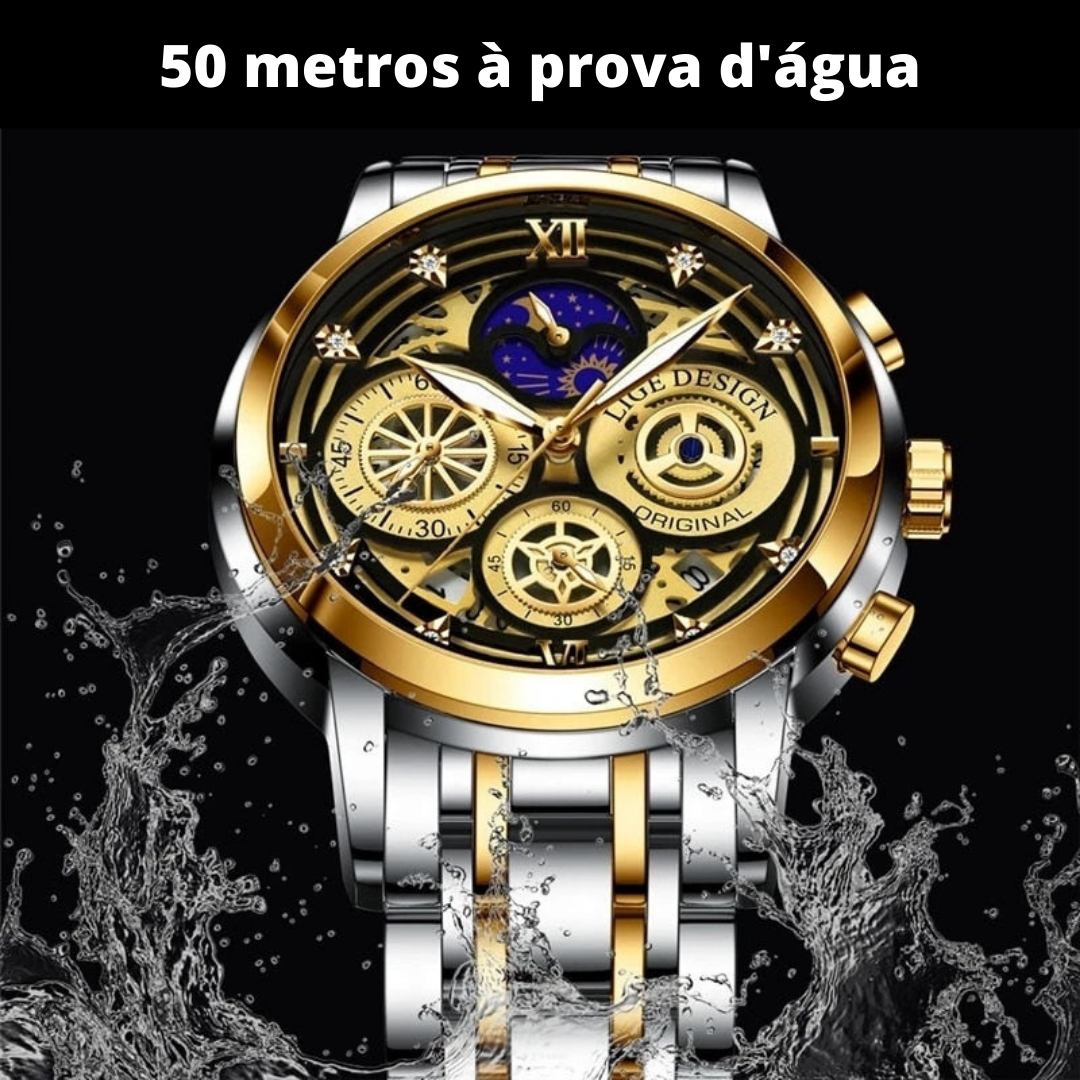 Relógio Masculino Men Plus Lige - Imagem 2