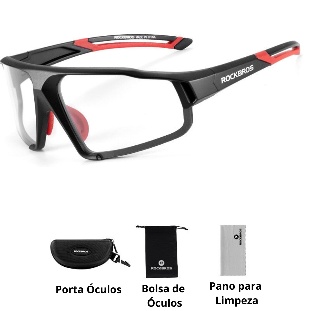 Óculos Ciclismo com Proteção UV400 Masculino/Feminino RockBros - Imagem 10