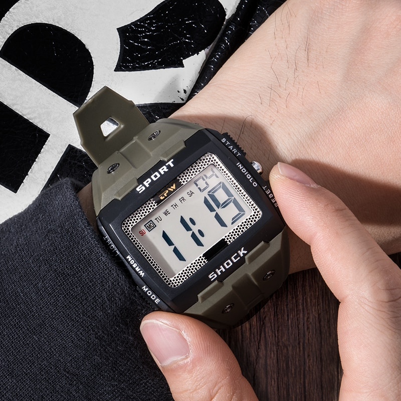 Relógio Militar Masculino Raptor Sport Schock - Imagem 8
