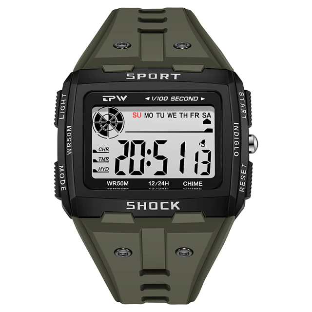 Relógio Militar Masculino Raptor Sport Schock - Imagem 13
