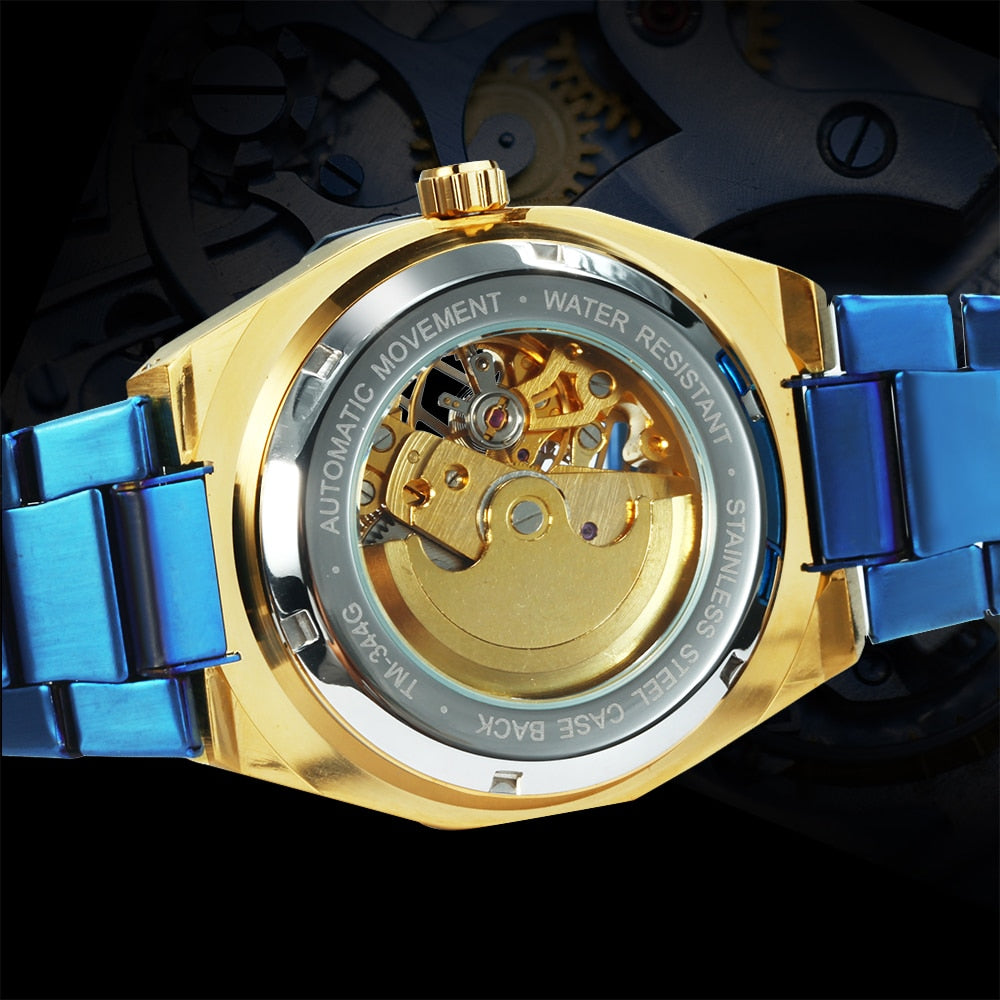 Relógio Mecânico Brand Luxury T-Winner - Imagem 4