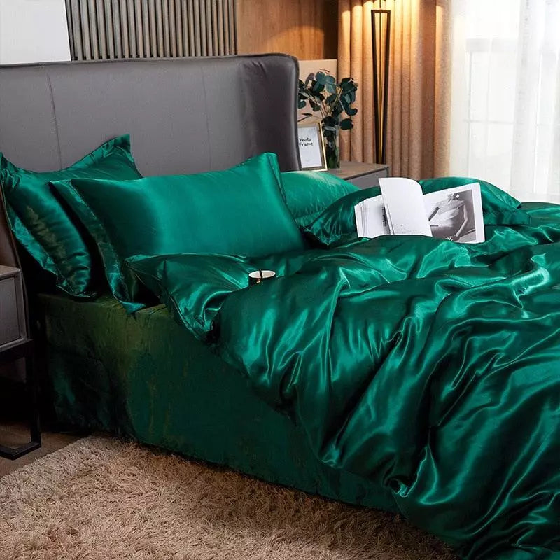 Conjunto de Roupas de Cama de Cetim Exclusive™ + Brindes - Imagem 6