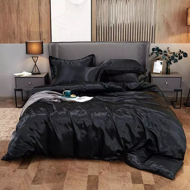 Conjunto de Roupas de Cama de Cetim Exclusive™ + Brindes - Imagem 9