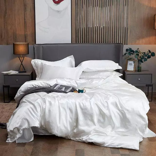 Conjunto de Roupas de Cama de Cetim Exclusive™ + Brindes - Imagem 4