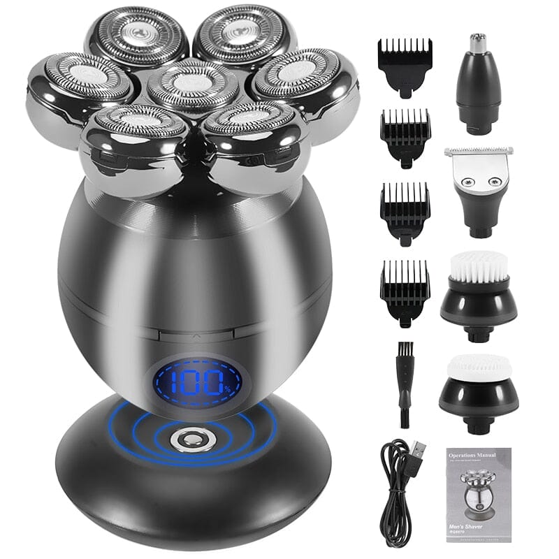 Barbeador Elétrico 7D Aparador de Pelos 5 em 1 - PRO 360 - Imagem 6