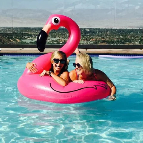Boia Inflável Flamingo Gigante Piscina - Verão 2023 - Imagem 4