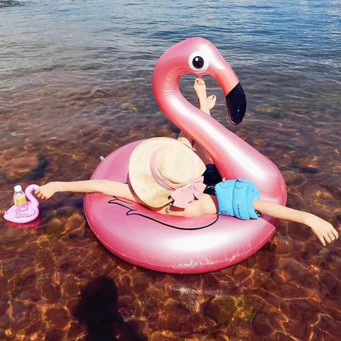 Boia Inflável Flamingo Gigante Piscina - Verão 2023 - Imagem 3