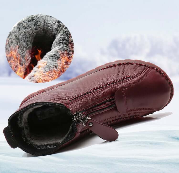 Bota de Inverno Impermeável com Interior Aveludado Hot Comfort - Imagem 4