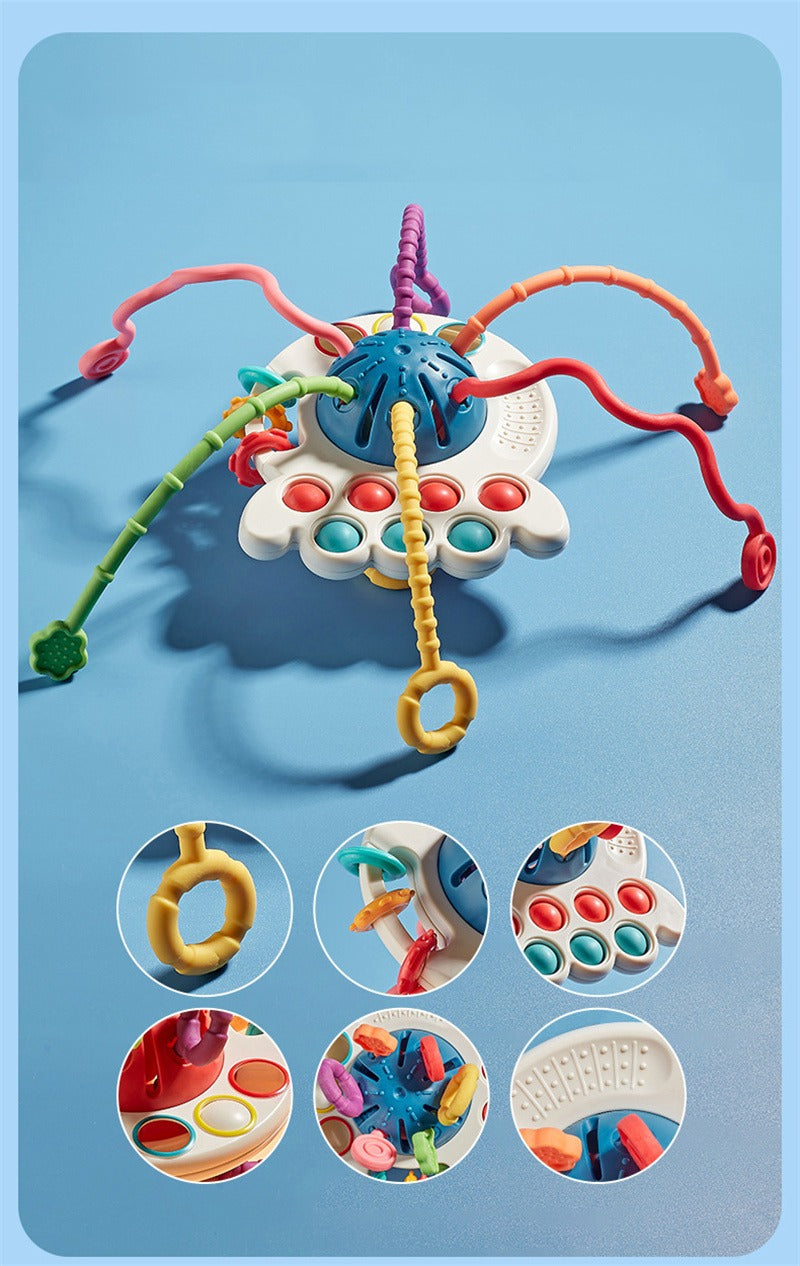 Brinquedo Montessori Ovni Sensorial 3 em 1 100% Seguro - Imagem 5