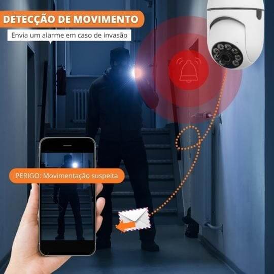 Câmera de Segurança Full HD Wi-Fi Inteligente 360 - Imagem 2