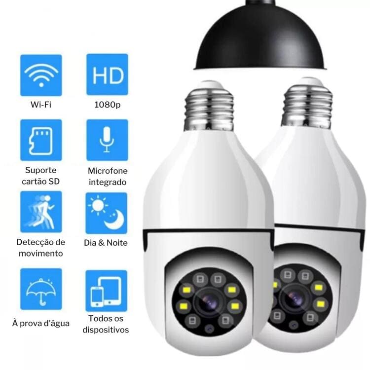 Câmera de Segurança Full HD Wi-Fi Inteligente 360 - Imagem 6