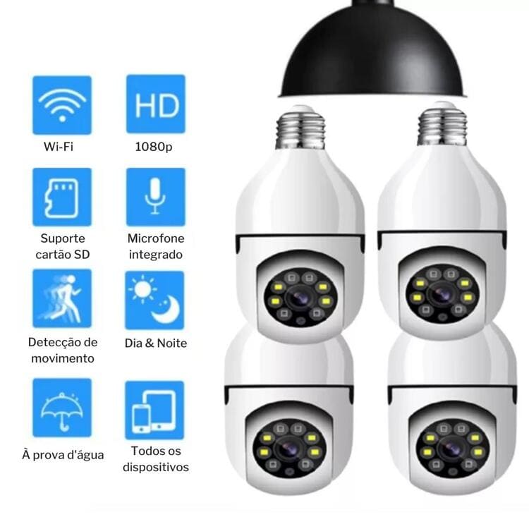 Câmera de Segurança Full HD Wi-Fi Inteligente 360 - Imagem 8
