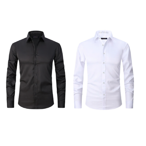Camisa Social Milano Anti Amassado - Compre 1 Leve 2 - Imagem 9