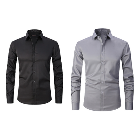 Camisa Social Milano Anti Amassado - Compre 1 Leve 2 - Imagem 10