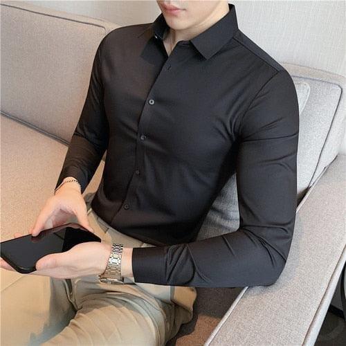 Camisa Social Milano Anti Amassado - Compre 1 Leve 2 - Imagem 3