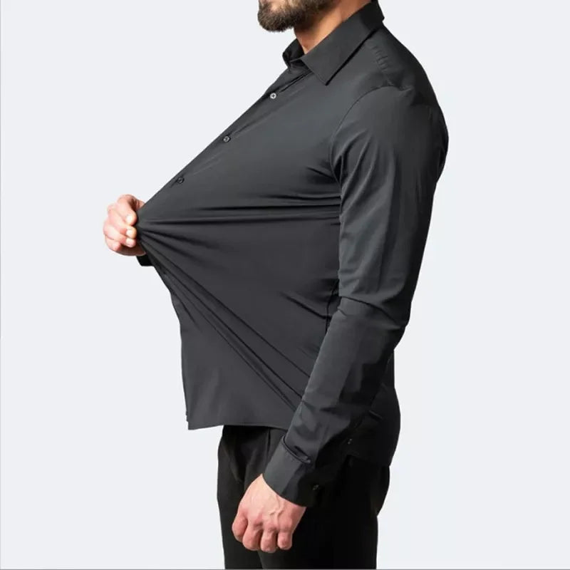 Camisa Social Milano Anti Amassado - Compre 1 Leve 2 - Imagem 2