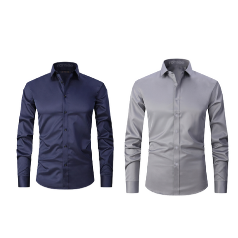 Camisa Social Milano Anti Amassado - Compre 1 Leve 2 - Imagem 7