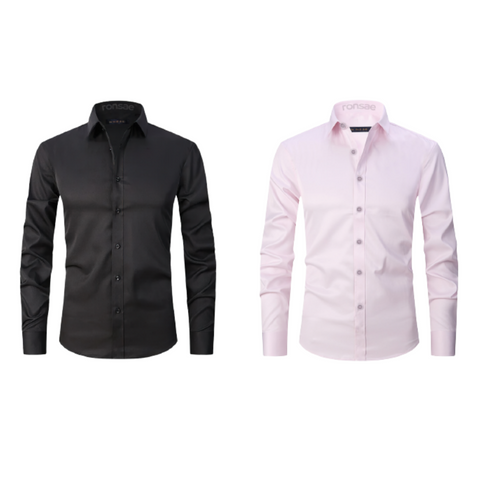 Camisa Social Milano Anti Amassado - Compre 1 Leve 2 - Imagem 8