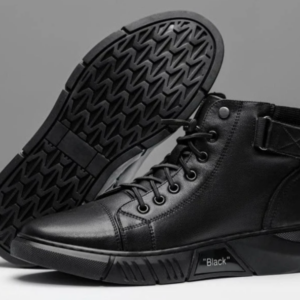 BOTAS DE COURO ITALIANA - MARTINI BLACK