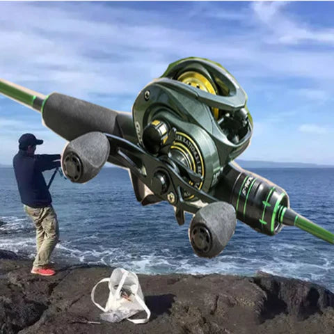Carretilha de Pesca Anti Cabeleira 14 Rolamentos - Titan Pro - Imagem 2