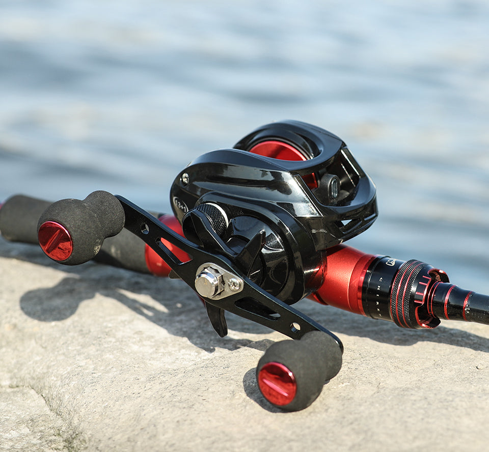 Carretilha de Pesca Profissional Pro Living com 13 Rolamentos - Imagem 3