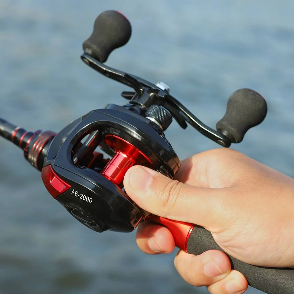Carretilha de Pesca Profissional Pro Living com 13 Rolamentos - Imagem 6