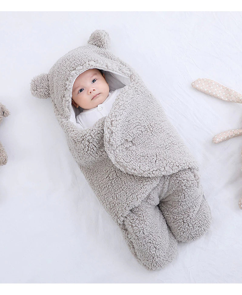 Cobertor de Ursinho para Bebe Dormir - Seguro e Confortável - Imagem 3