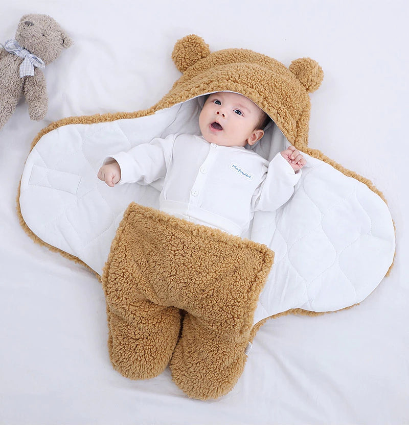 Cobertor de Ursinho para Bebe Dormir - Seguro e Confortável - Imagem 7