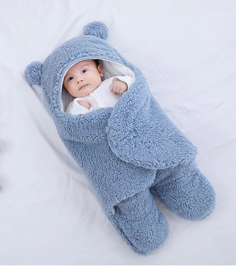 Cobertor de Ursinho para Bebe Dormir - Seguro e Confortável - Imagem 2