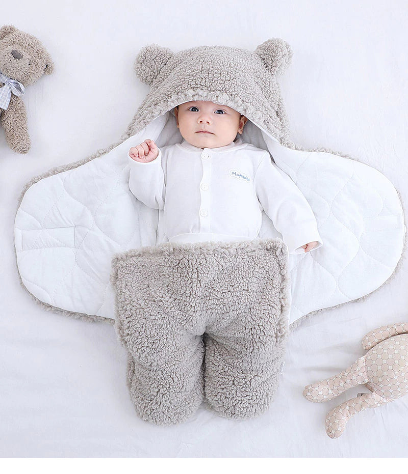 Cobertor de Ursinho para Bebe Dormir - Seguro e Confortável - Imagem 8