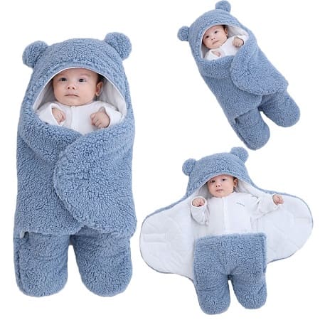 Cobertor de Ursinho para Bebe Dormir - Seguro e Confortável - Imagem 9