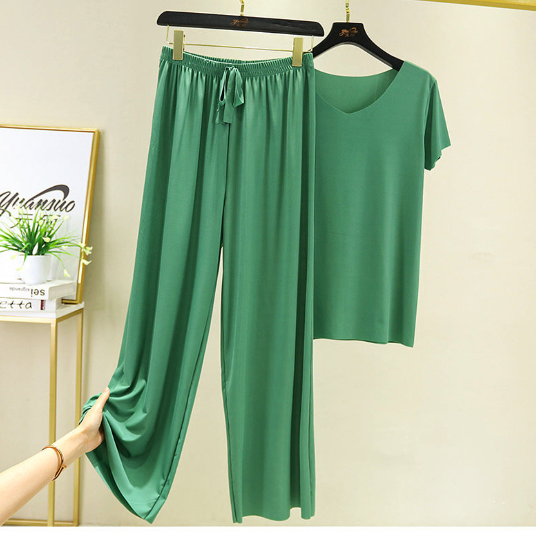 Conjunto Gentle Feminino Camiseta + Calça - Verão 2023 - Imagem 6