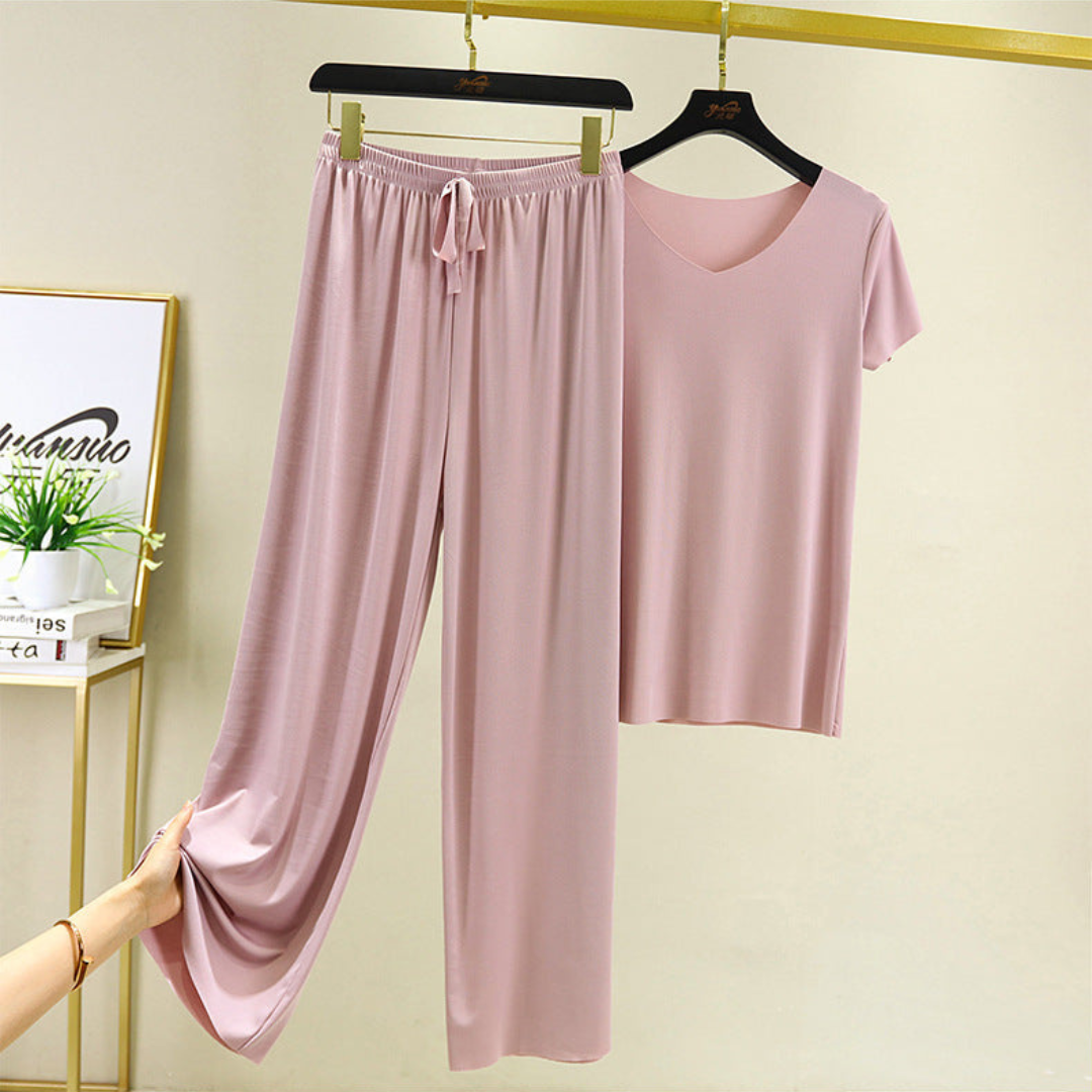 Conjunto Gentle Feminino Camiseta + Calça - Verão 2023 - Imagem 7