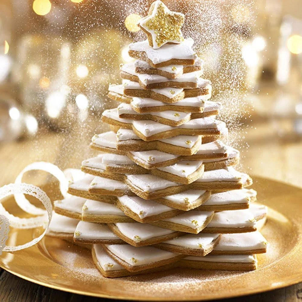 Conjunto Moldes de árvore de Natal 3D - 6 Peças - Imagem 3