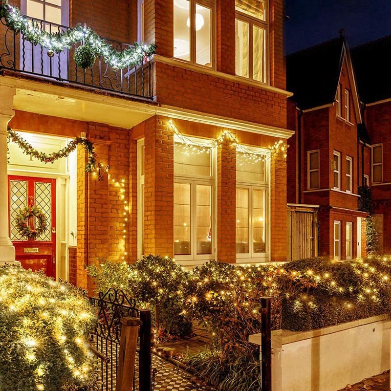 Cortina de Led com 300 Luzes e 8 Modos para Natal - Imagem 7