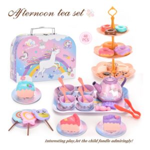 Brinquedo Fingido Para Cozinha Infantil Com Conjunto De Chá