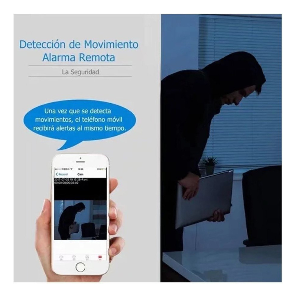 Mini Câmera Espiã Para Vigiar Casa Criança - Entregando Norm - Imagem 4