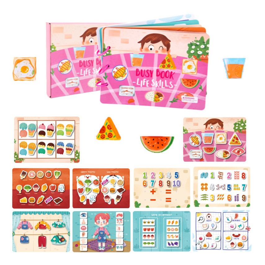 Adesivo De Velcro De Brinquedo Para Educação Infantil Livro