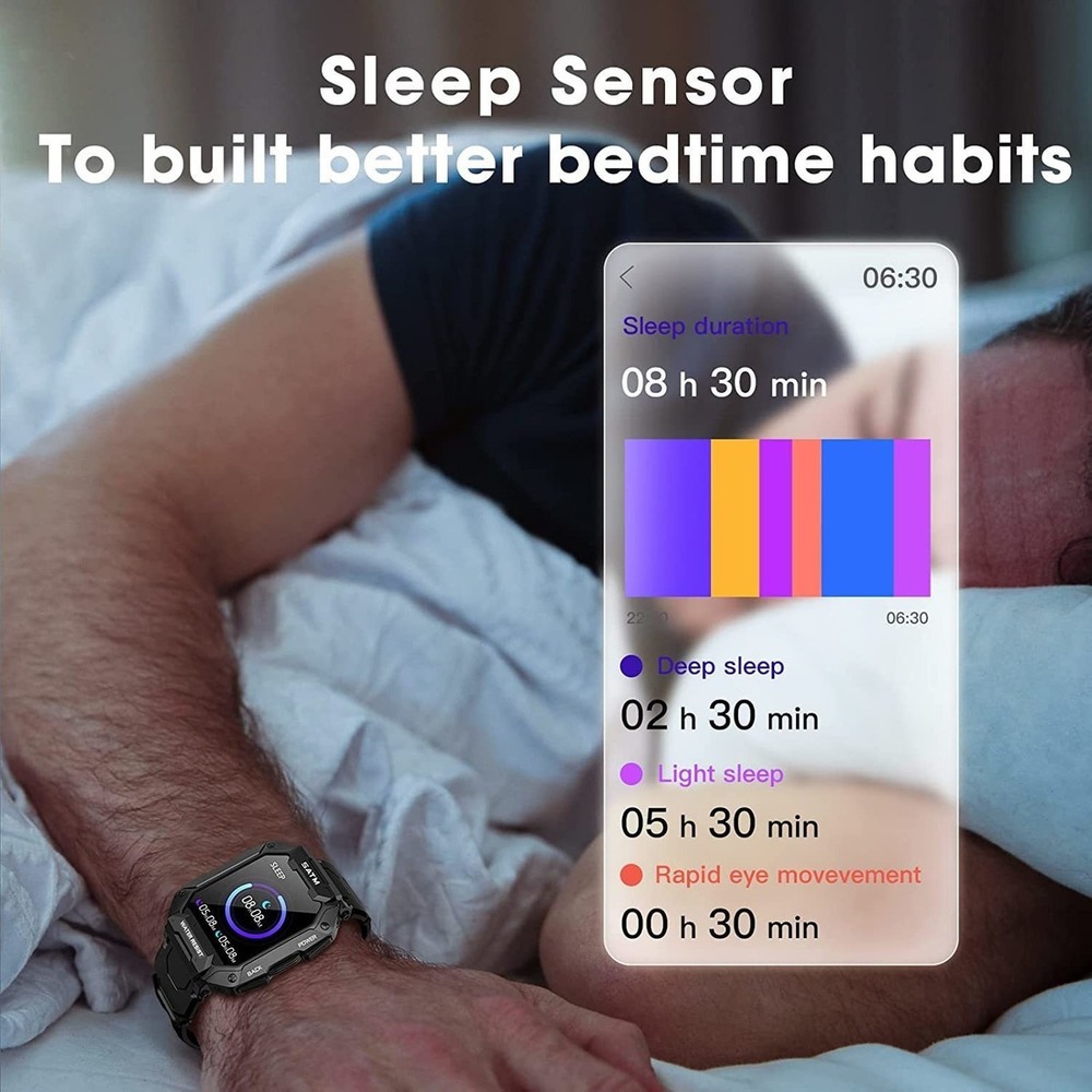 Smartwatch Esportivo Ao Ar Livre Para Homens - Imagem 15