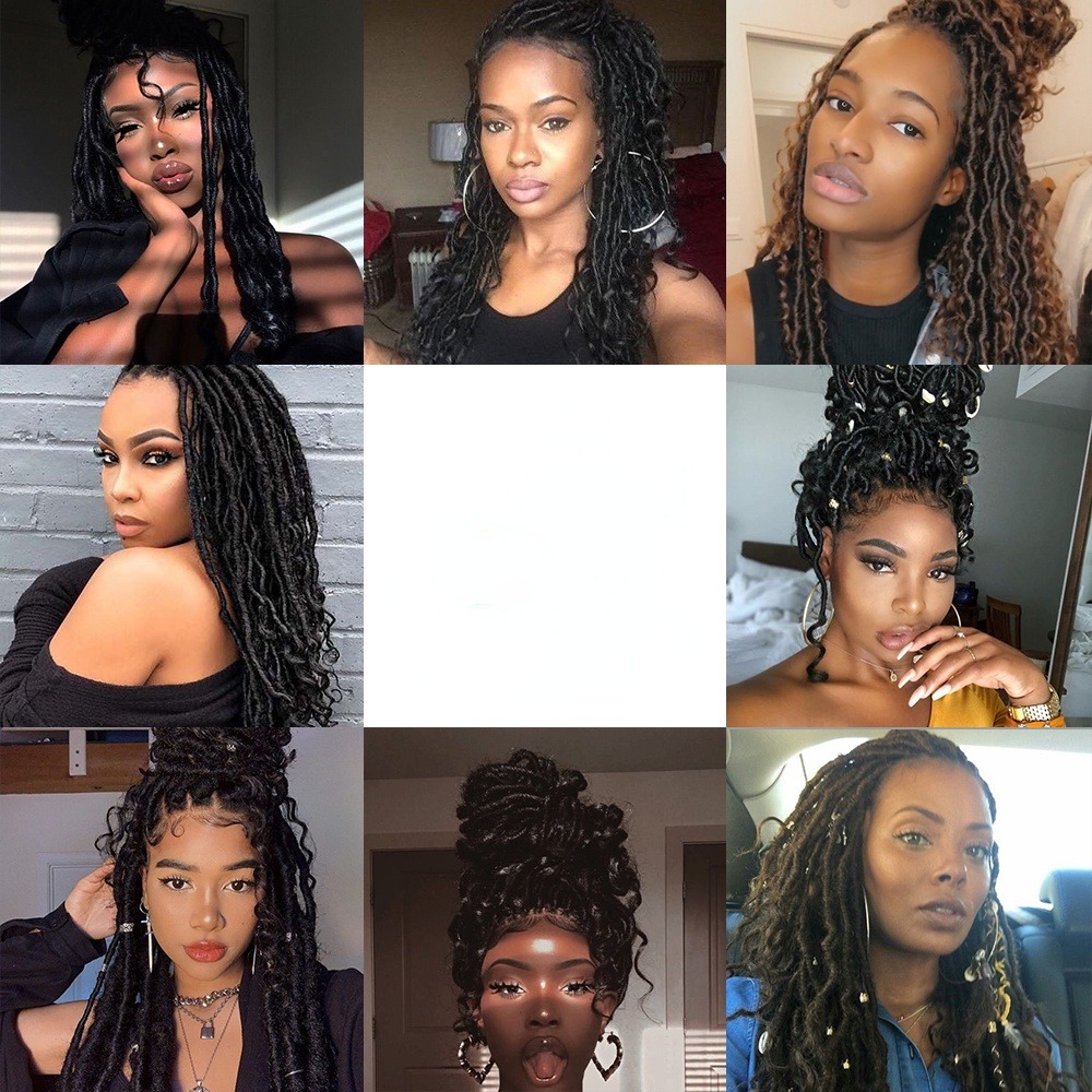 Crochet Cabelo Peruca Tranças Sintéticos Extensão Da Trança - Imagem 6