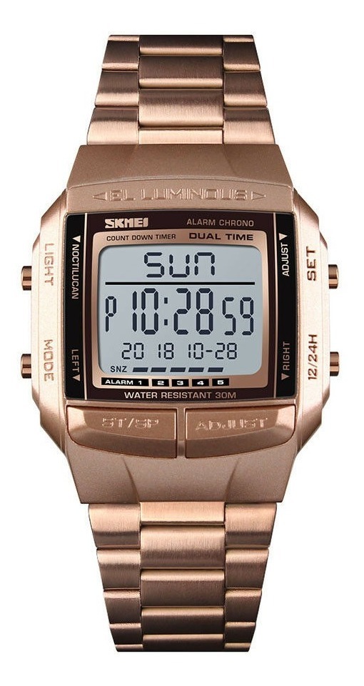 Relógio Esporte Homens Relógios Ip67 Militar Led Digital Rel - Imagem 10