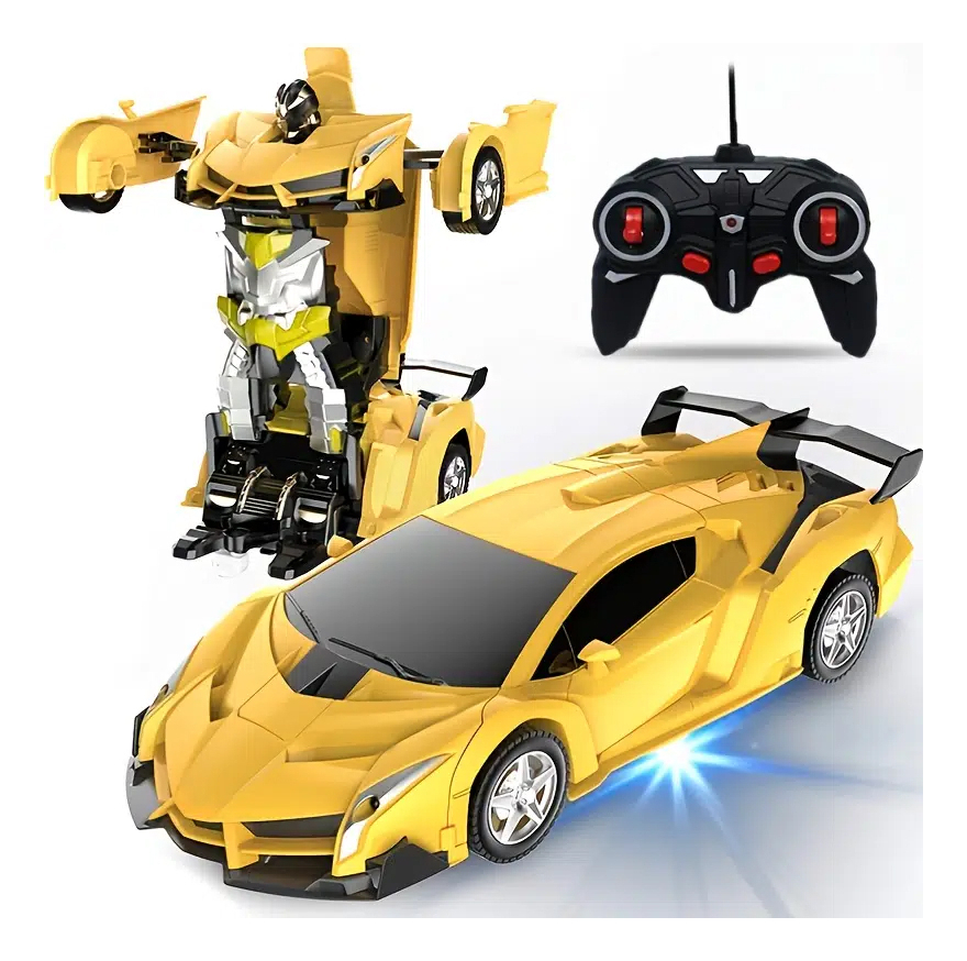 Robot Deformation Rc Car 360° Giratório Stunt Race Car Toys - Imagem 2