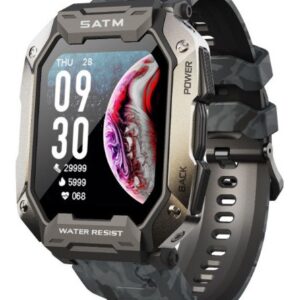 Smartwatch Militar C20 Anti-choque À Prova D'água De 50 M.