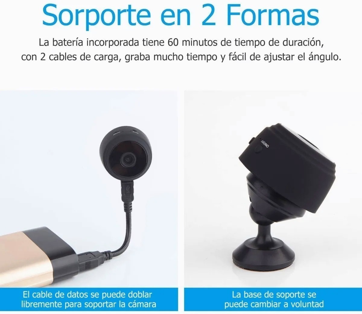 Mini Câmeras De Segurança Wifi 1080p Hd Sem Fio - Imagem 4