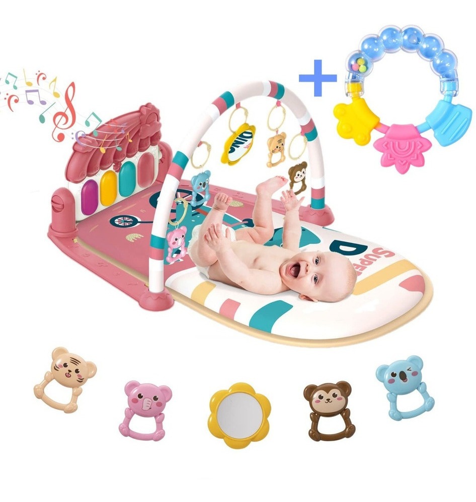 Tapete De Brincar Para Bebês, Academia Para Bebês, Piano, Ho - Imagem 9