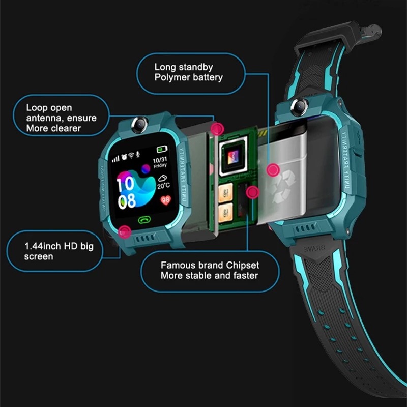 Q19 Kids Smart Watch Para Crianças Sos Call Phone - Imagem 4